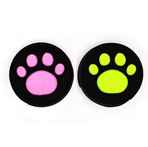 Image of Silicone Thumb Stick Grips Cap Cover Joystick Thumbsticks Caps for PS4 Xbox ONE Xbox 360 PS3 PS2 Cat Dog Paw (I)