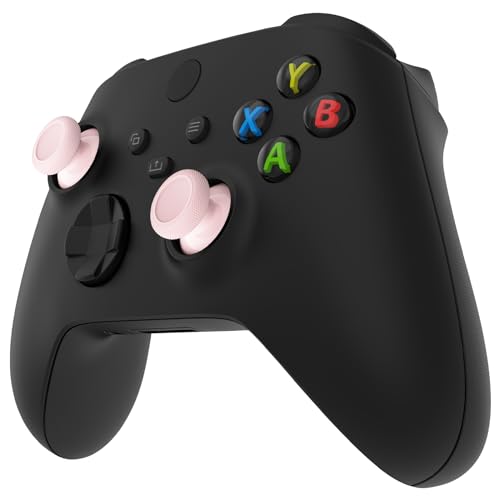 Image of eXtremeRate Replacement Thumbsticks for Xbox Core Wireless Controller, Joysticks Repair Kit for Xbox Series X /S Controller, Custom Analog Stick Buttons for Xbox One S /X /Elite - Cherry Blossoms Pink