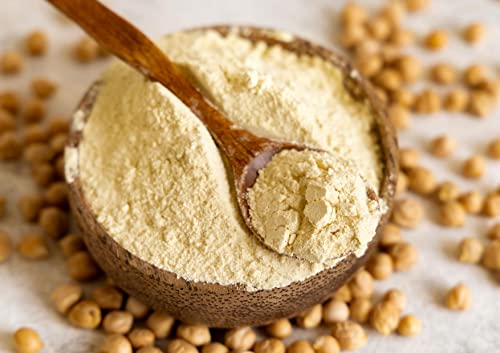 image for Food to Live Organic Garbanzo Bean Flour, 2 Pounds - Non-GMO Chickpea 