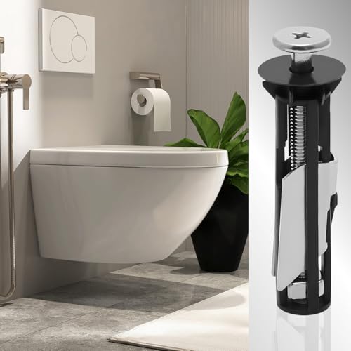 2-teiliges Hochleistungs-Toilettensitz-Schraubenset, Schnellverschluss-Ersatzbefestigungen für Toilettensitzbeschläge