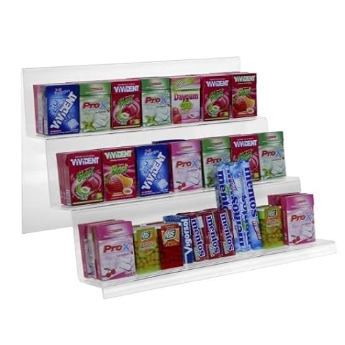 Designplex Espositore Caramelle In Plexiglass - Misure Totali: L 40 X P 32 X H 27.5 Cm