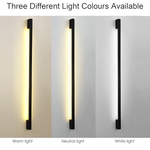 Iluminación de pared rectangular moderna para eliminar zonas oscuras en pasillo y escalera 3