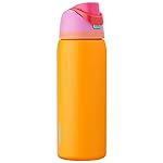 Owala FreeSip Insulated Stainless Steel Water Bottle with Straw for Sports, Travel, and School BPA-Free Sports Water Bottle, 32 oz, Tropical