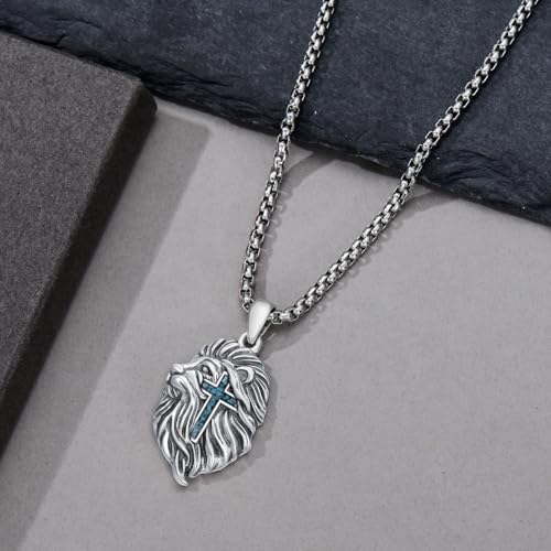 PELOVNY Cross Pendant Necklace for Women Men 925 Sterling Silver Religious Christian Jewelry Gifts for Him Her3