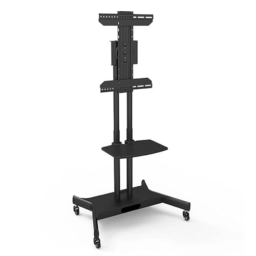 Yebdd Mobile Tv Cart Tv Floor Stand Display Tv Trolley For 32-65" Free Lifting Tv Holder With Av Shelf Camera Holder #TOP5