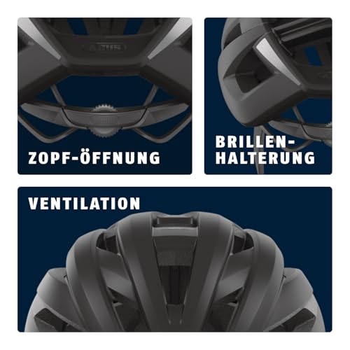 ABUS Rennradhelm StormChaser ACE - leichter Fahrradhelm für Radrennen, Gravelbike-Touren und Cyclocross - für Damen und Herren - Größe S… – Ansicht 4