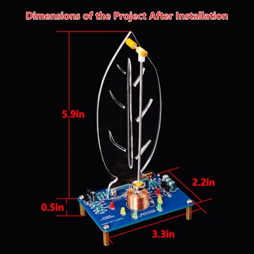 Kit de swing électromagnétique d'apprentissage, cadeau idéal de soudure - 6