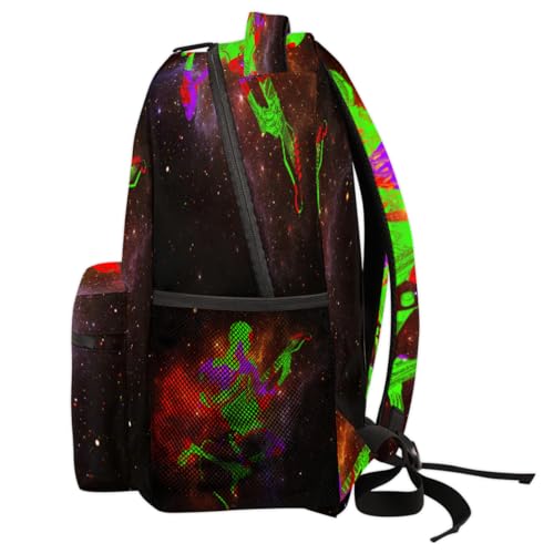 Sac à dos décontracté Galaxy résistant pour éviter le mal de dos à l'école