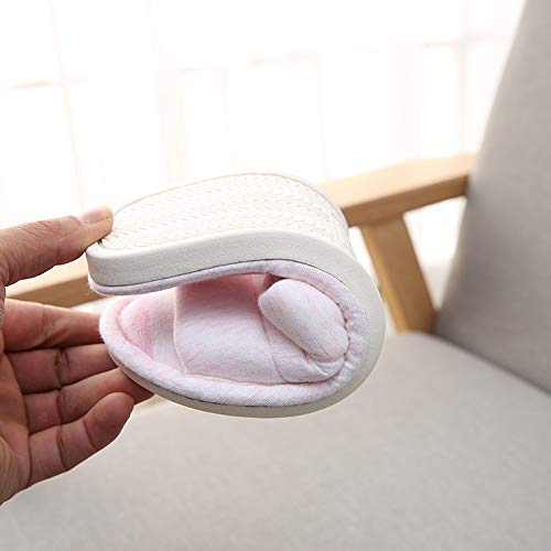 House Slippers for Women Wide Width Soft Cotton Slippers Thick Soled Comfortable Indoor Slipper Slip On Slides Breathable Memory Foam Lounge Shoes4
