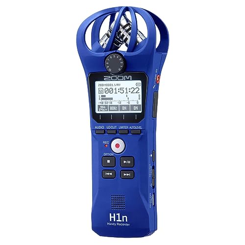 Amazon | Zoom H1n ハンディレコーダー ブルーエディション