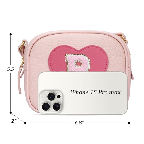 Image of KKXIU Birthday Gifts for Girls Initial Toddler Purse Cute Kids Crossbody Bag