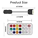 MAYWILLA 5V 3PIN Mini ARGB Controller Kit,SATA Power Supply RGB Fan Controller,Computer ARGB PC Fans Hub with 21 Key Remote Control Multiple Lighting Modes Control for Computer Case Fan,LED Light Bar