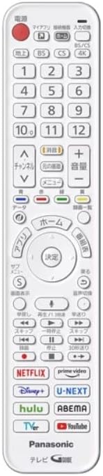 【パナソニック純正部品】パナソニック(Panasonic) 液晶テレビ 純正リモコン送信器 N2QBYA000077