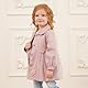 Famuka baby Mädchen Jacke Kleinkinder Jäckchen Übergangsjacke Trechcoat Cardigan Babykleidung (Rosa, 18M)