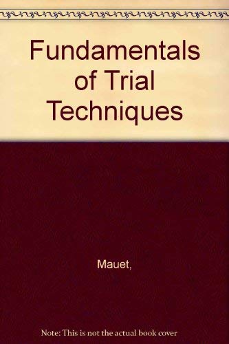 Fundamentals of Trial Techniques 0316550868 Book Cover
