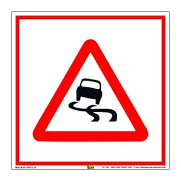 Mr. Safe - Road Sign G Eco Vinyl Sticker 8 inch X 8 inch