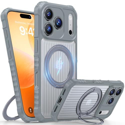 iPhone 17 Pro Max cadre gris smartphone haut de gamme avec sa coque transparente