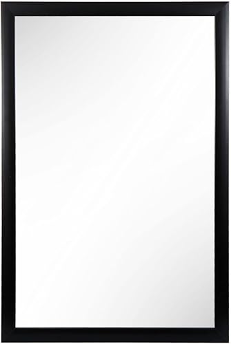 Espejo rectangular de baño para montaje en pared, espejo de maquillaje de 24 x 36 pulgadas