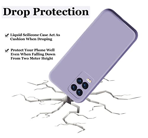 Image of A rtistque Liquid TPU Silicone Matte Shockproof Flexible with Camera Protection Soft Back Cover Case for Realme 8 - Purple
