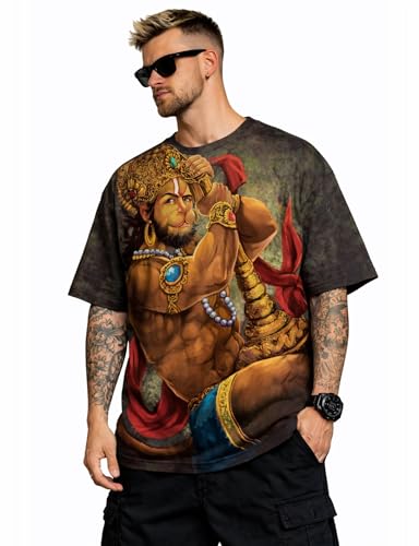 Image of Shiva, Krishna, Hanuman, Kali, Ram and Ravana, Ramayan, Bagavath Githa, Buddha Religious, Spiritual, Hindu Gods T-Shirts