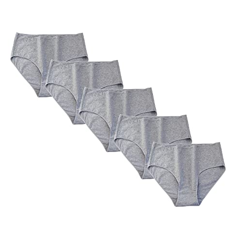 Culotte sans couture de performance en coton avec couverture totale et taille moyenne