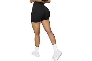 SUUKSESS High Waisted Seamless Booty Shorts for Women