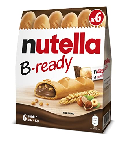 Image of Nutella B-Ready Wafer - Hazelnut - 6 X 22 Gm