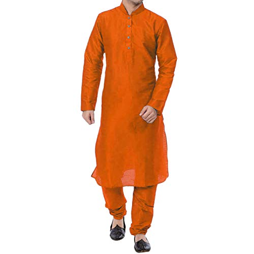 Conjunto De Pijama Kurta para Hombre De Seda Dupion Tradicional Churidar Boda Y Cualquier Ocasión Cover