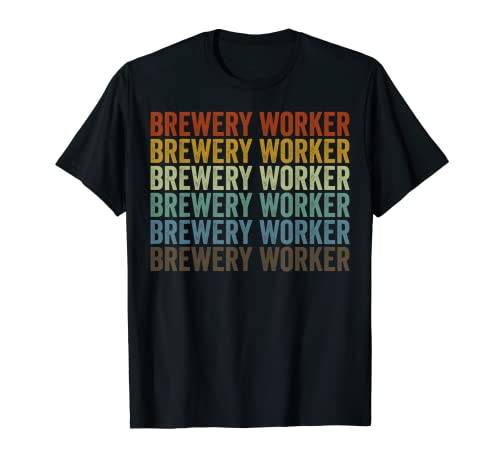 Brewery Worker Retro T-Shirt