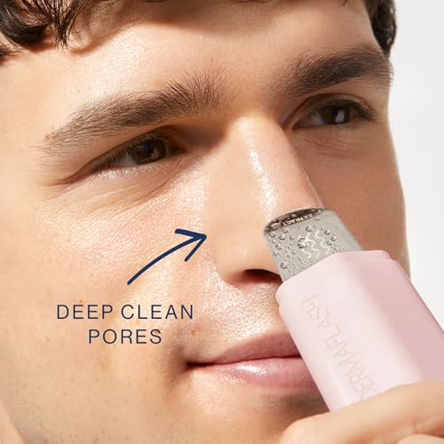 DERMAFLASH DERMAPORE+ Skin Care Device, Ultrasonic 2-in-1 Pore Extractor and Skincare Infuser, Blush - Image 4