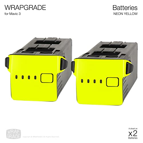 WRAPGRADE Skin Naklejki skórne dla DJI Mavic 3 Pro Accent Color (NEON YELLOW)