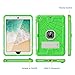 SIBEITU iPad 9.7 Case with Pencil Holder 2018/2017 | iPad 6th Generation Cases with Stand | iPad 5th Generation Case for Kids | Slim Shockproof Protective Case for iPad 9.7 inch 5th/6th Gen Green