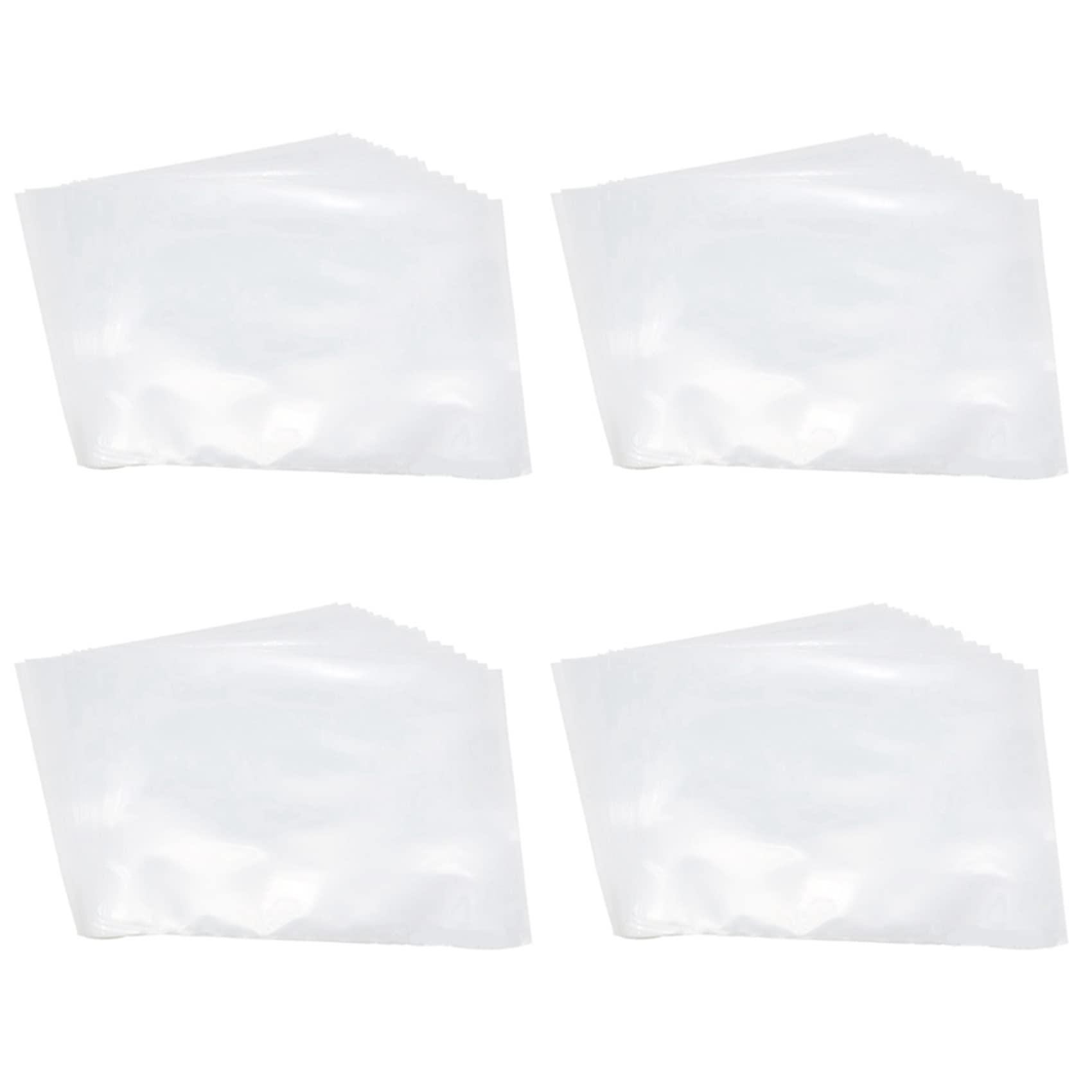 120 buste piatte aperte superiori da 6,7 mm, resistenti, in plastica e vinile, per dischi doppi/apribili da 30,5 cm, 2LP, 3LP, 4LP, Colore trasparente