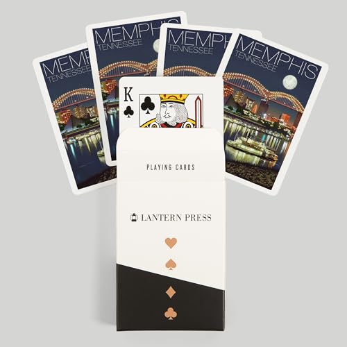 Mazo de 52 Cartas Póker Memphis Tennessee Noche miniatura 6