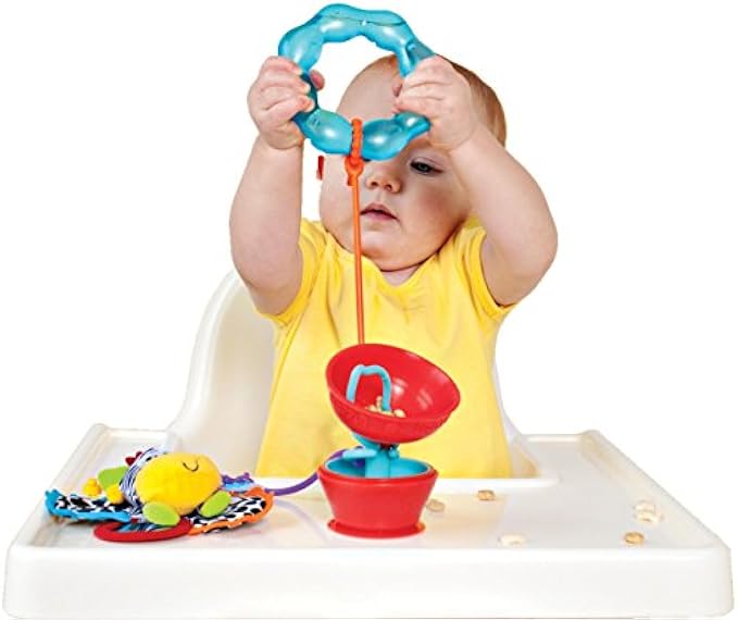 Grapple, The Baby Suction Cup Toys Holder for High Chair Toys, Stroller Toys and Teething Toys for Babies 6-12 Months. One of Your Baby Must Haves!