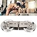 Cable Pulley Wheel, Stainless Steel Pulley Wheel,Pulley Traction Wheel, Pulley System Attachment for Exercise The Triceps,Back Muscles, Sturdy(Aluminum Double Pulley)