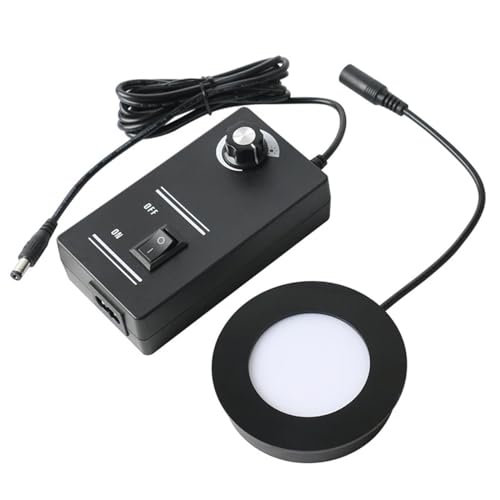 顕微鏡キット 顕微鏡底補助光源ランプ LED ライト照明 110V-220V 9 ワットビデオ顕微鏡カメラ用 顕微鏡レンズアダプター (Color : 75mm)