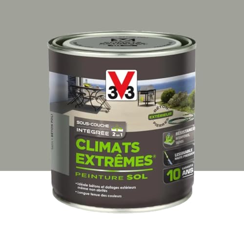 Peinture Sols Extérieurs Climats Extrêmes Satin Béton Poli 0.5 L