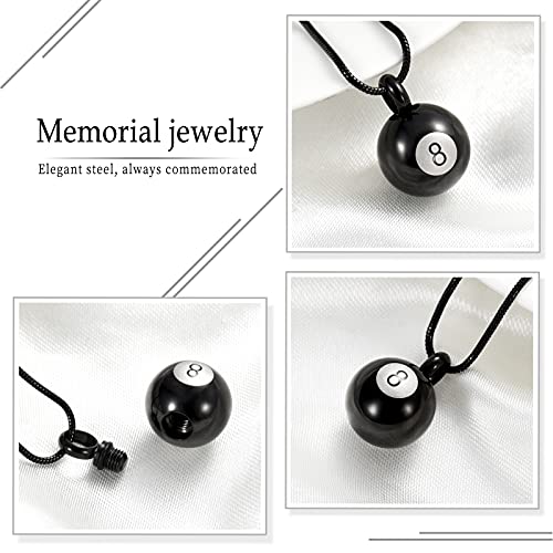 Cremation Jewelry for Ashes Pendant - Baseball/Tennis Racket/Volleyball/Golf/Soccer/Football/Basketball Necklace Sport Necklace With Mini Keepsake Urn Memorial Ash Jewelry4