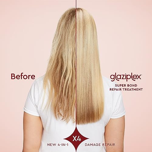 glaze Auburn Spice Super Color Conditioning Gloss 6.4fl.oz & GlaziPlex Super Bond Repair Hair Treatment, 120ml. 4-in-1 Deep Conditioning Hair Mask