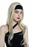 Erwachsenenperücke - die Perücke lässt sich bis zu einem Kopfumfang von 60 cm sehr bequem tragen. Das elastische, aber fest sitzende Stirnband ermöglicht bei diesem Modell auch bei einem sehr wahrscheinlich kleineren Kopfumfang einen sicheren und komfortablen Sitz.