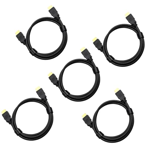 Pack de cables HDMI 4K de 6 pies para solucionar la falta de puertos y cables