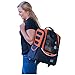 Pet Gear I-GO2 Roller Backpack, Travel Carrier, Car Seat for Cats/Dogs, Mesh Ventilation, Included Tether, Telescoping Handle, Storage Pouch