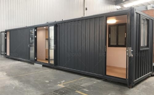 40ft Two Bedroom Shipping Container 40ft Glass Door Living prefabricated Shipping Container House