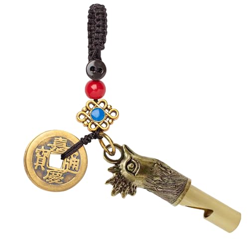 Generic Luxury Animals Brass Emergency Whistle Keychain/Prevent Disaster Outdoor Survival