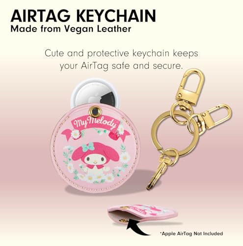 Image of Sonix x Sanrio Keychain Case Compatible with Apple AirTag | Protective Cover Keychain | Hello Kitty & Friends - Floral My Melody