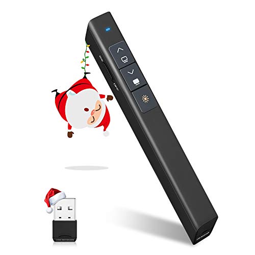 VicTsing Puntero Laser Presentaciones, Botón de Silicona, 100M Alcance de laser Plug&Play,...