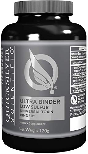 Quicksilver Scientific Ultra Binder Low Sulfur - with Activated Bentonite Clay + Charcoal