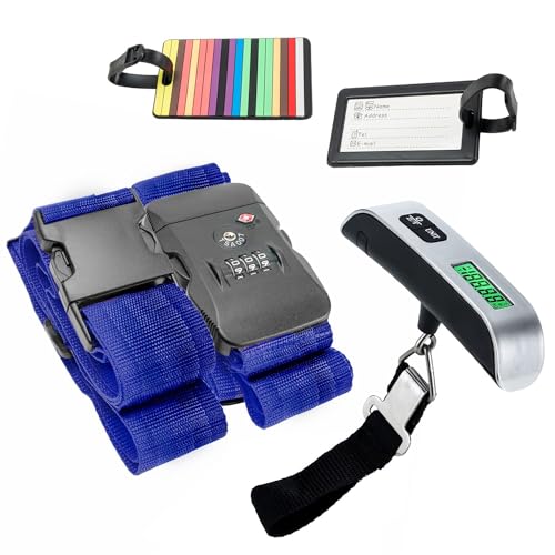 Pèse-bagages avec sangle de sécurité TSA anti-surcharge