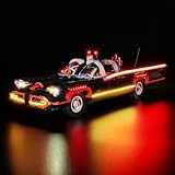 Kyglaring Light Kit Compatible with Lego Batman Classic TV Series Batmobile 76328 Building Blocks, Lights Only, Model Set Not Included, Classic Version